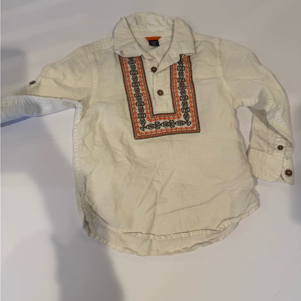 BabyGap Toddler Embroidered Long Sleeve‎ Shirt - Size 4 Years